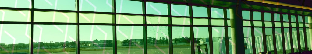 Windows at the airport