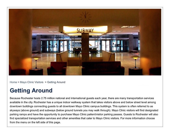 The Subway at Mayo Rochester