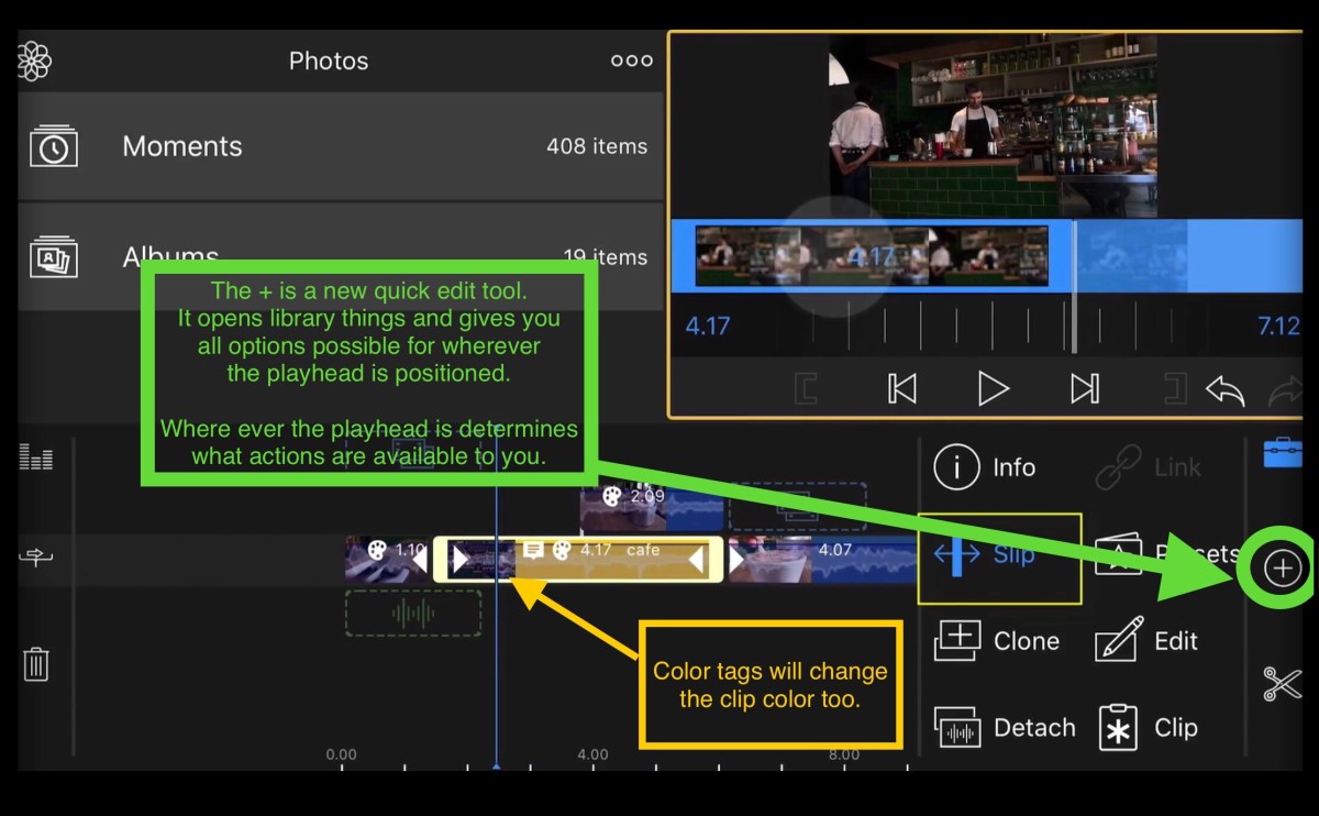 Quick Edit Button LumaFusion