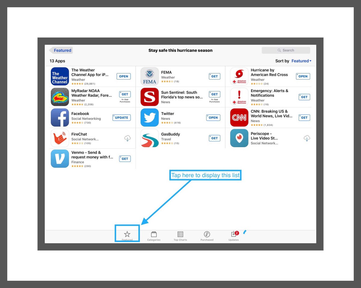 ios apps for hurricanes