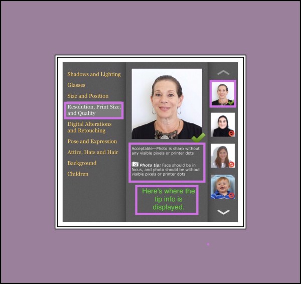 Tips information is shown in the middle section